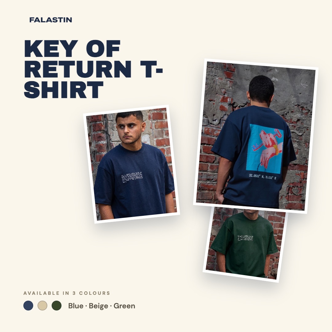 FALASTIN Key of Return colourways campaign creative