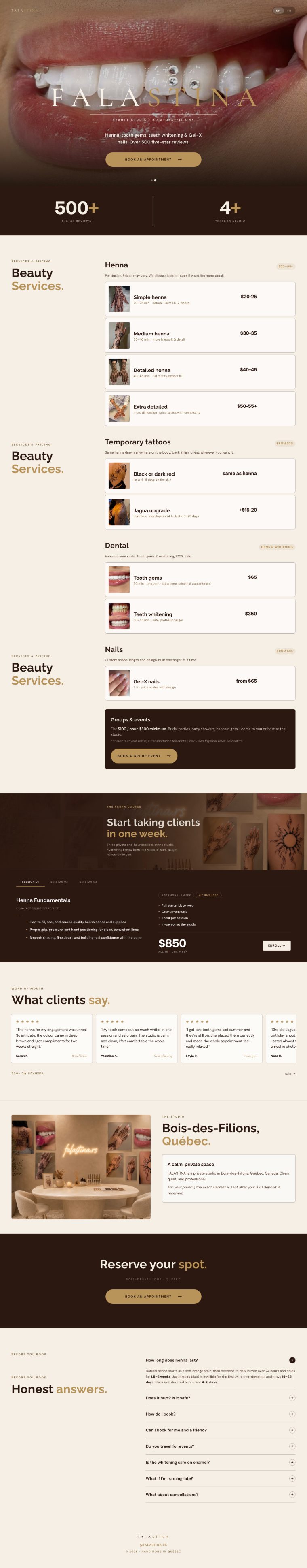 Falastina website