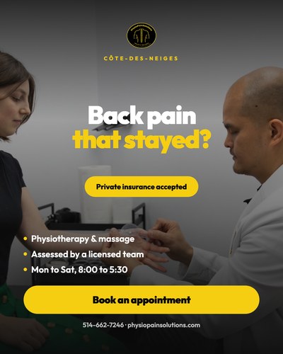 Physio Pain Solutions ad creative