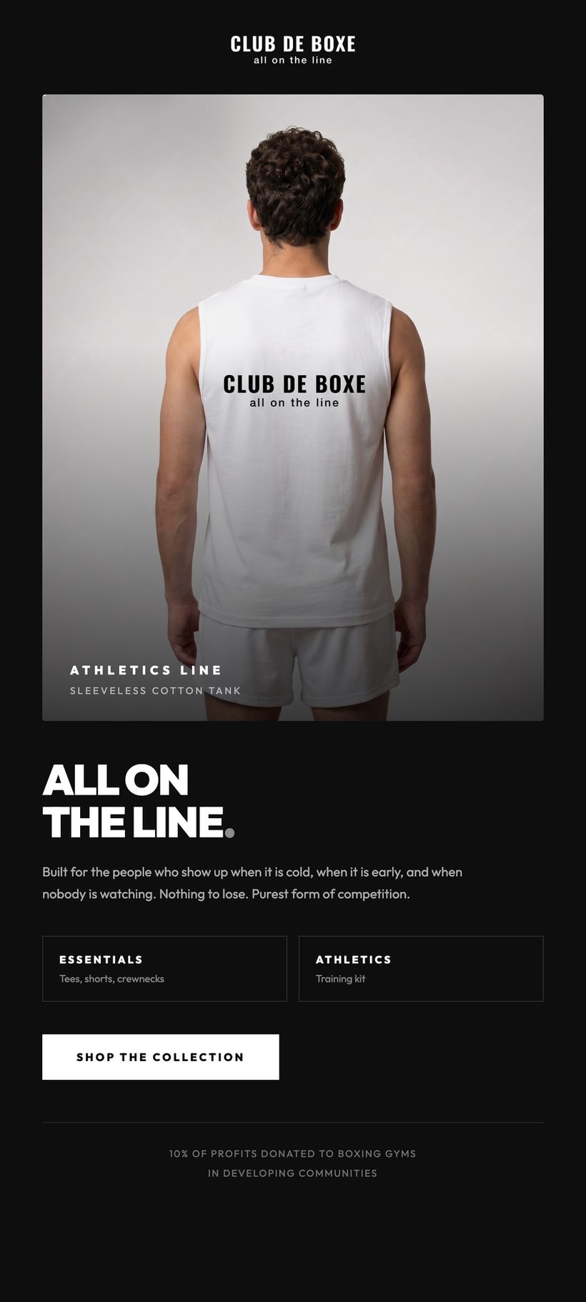 CLUB DE BOXE Email Marketing