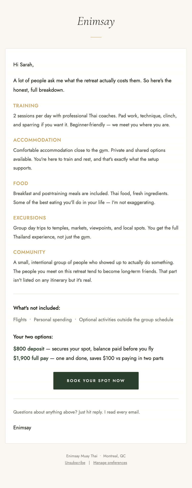 ENIMSAY Email Marketing